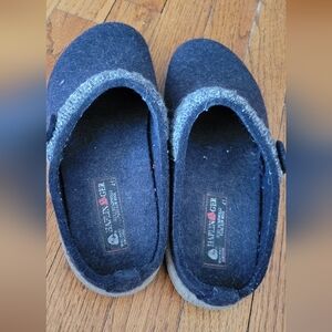 Haflinger Wool Slippers Hard Sole 41
